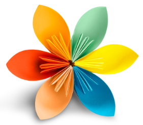Colored Flower